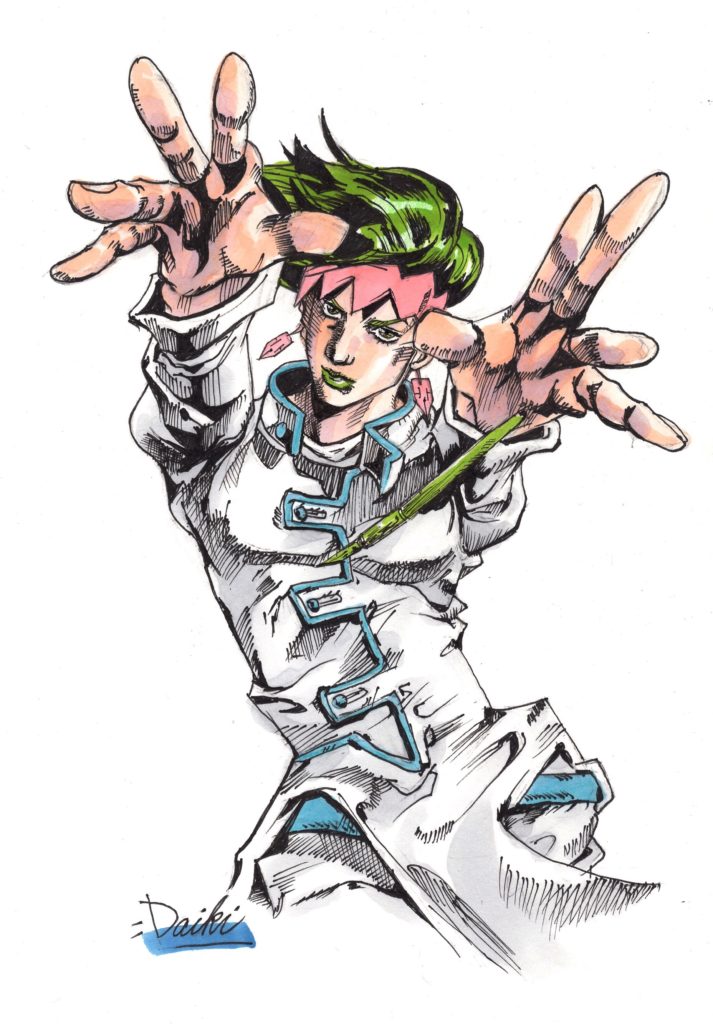 ジョジョの奇妙な冒険 岸辺露伴 イラスト ファンアート