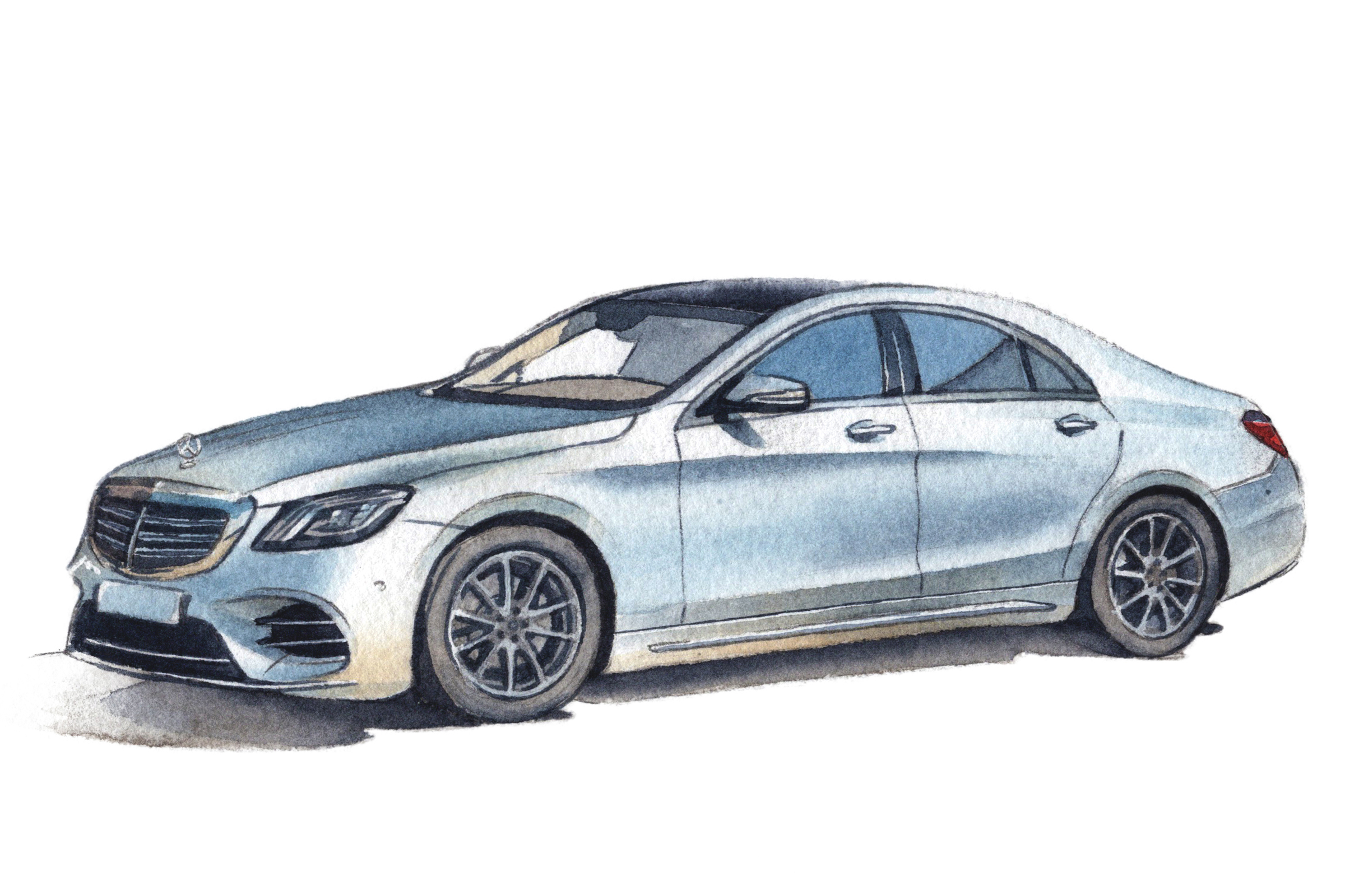 雑誌 Pen オンライン 常に最善を求めるトップランナーが生み出した 至高のフォーマルセダン 名車のセオリー Vol 9 メルセデス ベンツ Sクラス 車イラスト コサカのアトリエ