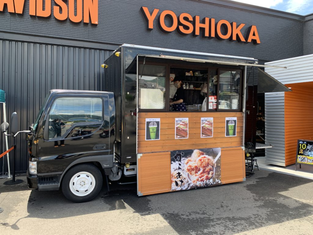ハーレーダビッドソンヨシオカ試乗会イラストブース出店