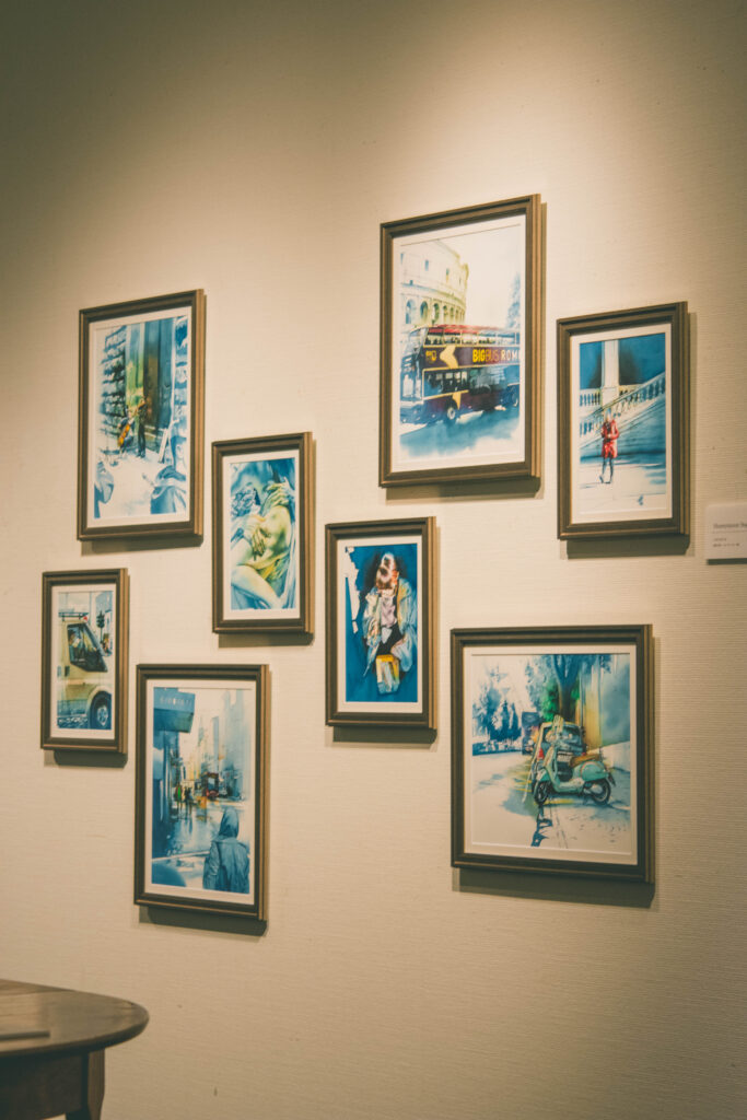 【グループ展】山口県防府市地域交流センターアスピラート「やまぐち生まれの4人展」絵画作品