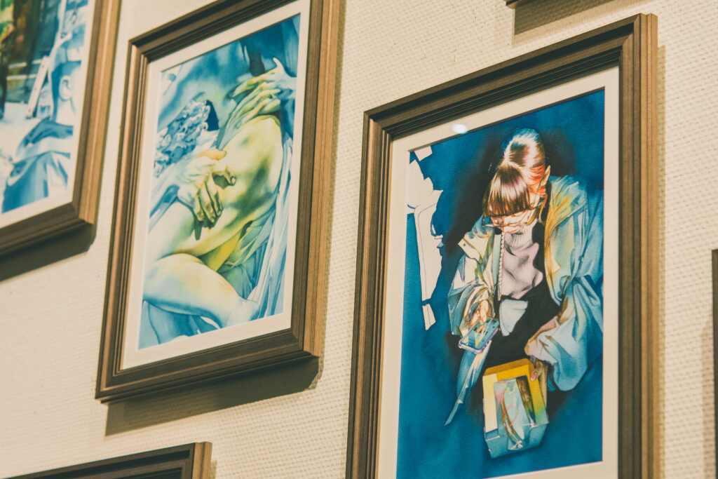 【グループ展】山口県防府市地域交流センターアスピラート「やまぐち生まれの4人展」絵画作品