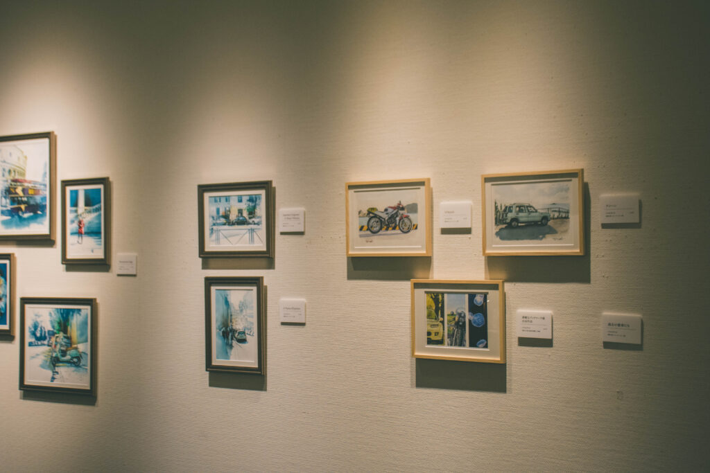 【グループ展】山口県防府市地域交流センターアスピラート「やまぐち生まれの4人展」絵画作品