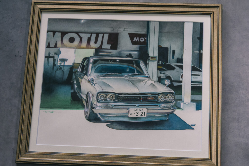 オーダー車イラスト 日産スカイライン ハコスカ #watercolor #透明水彩 #車イラスト #絵 #イラスト #illust #illustration #art #イラストレーター #水彩画 #painting #絵画 #アート #automobile #automotive #car #nissan #ハコスカ #hakosuka #skyline #gtr #日産 #リアルタッチ