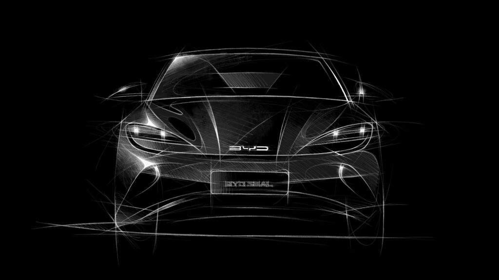 The New BYD SEAL WEB CM「新たな走りを描け」篇 KV・イラストレーション・アニメーション用素材制作 #絵 #イラスト #illust #illustration #art #watercolor #水彩イラスト #透明水彩 #イラストレーター #リアルタッチ #アニメーション #車イラスト #CM #BYD #BYDSEAL #広告