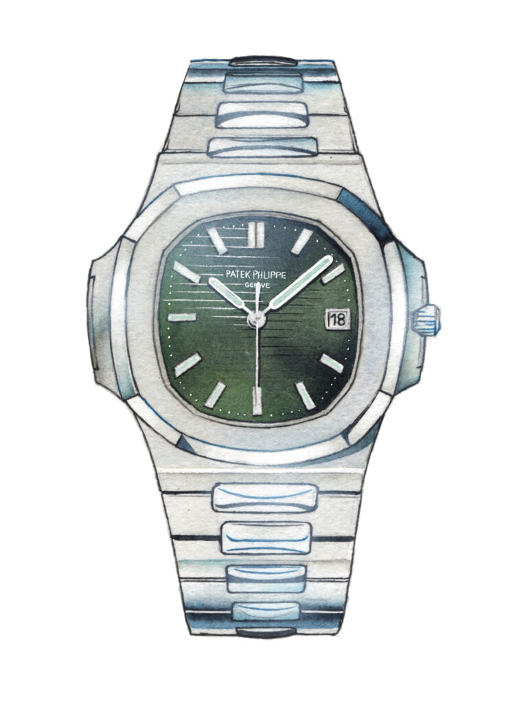 UOMO 2026年1月号 イラストカット #pen #絵 #イラスト #illust #illustration #watercolor #水彩画 #透明水彩 #カットイラスト #時計イラスト #雑誌 #イラストカット #人物イラスト #uomo