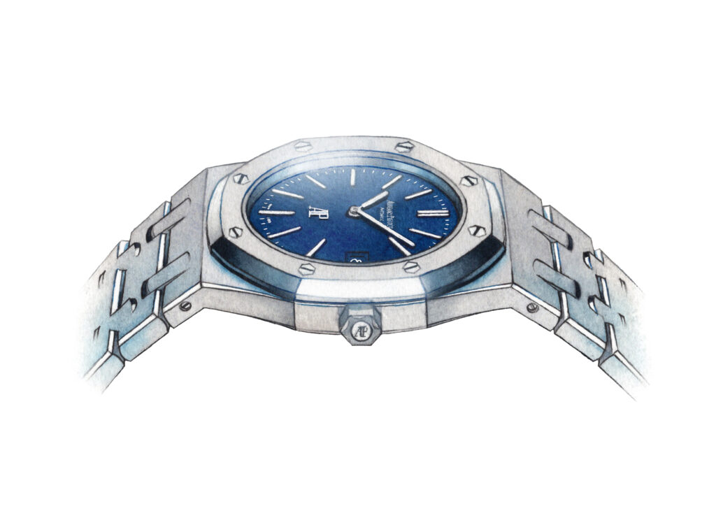 UOMO 2026年1月号 イラストカット #pen #絵 #イラスト #illust #illustration #watercolor #水彩画 #透明水彩 #カットイラスト #時計イラスト #雑誌 #イラストカット #人物イラスト #uomo