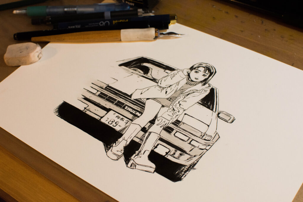 頭文字D イラスト ファンアート