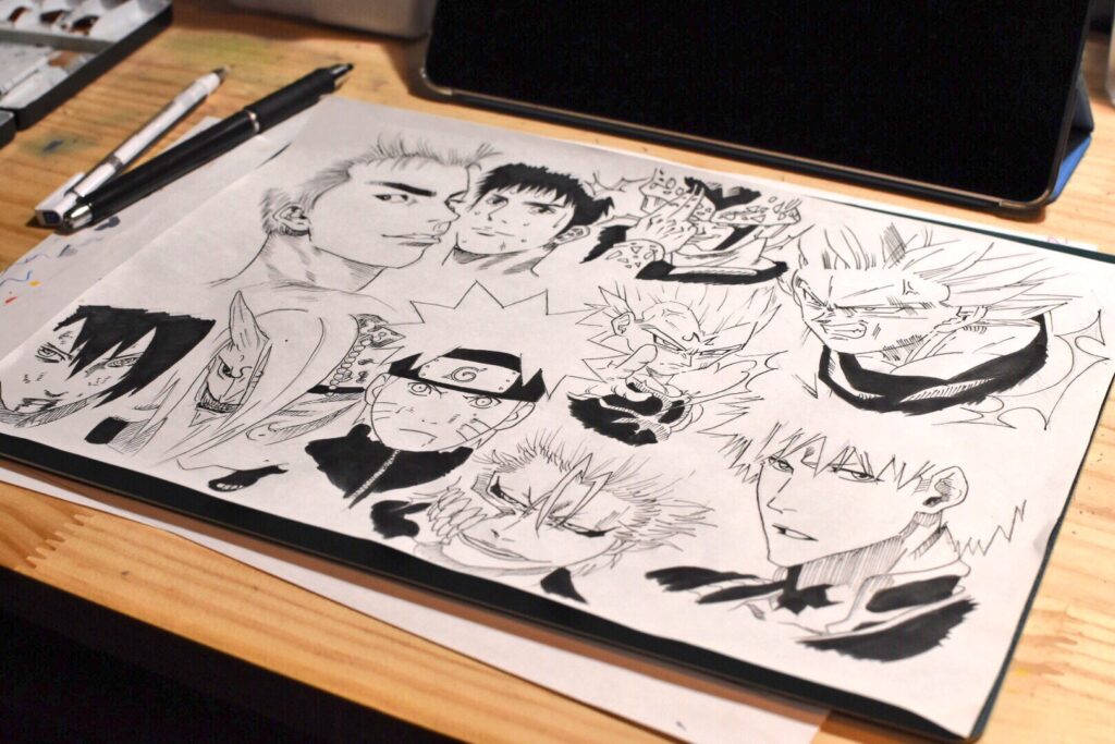 少年ジャンプ 漫画 イラスト ファンアート