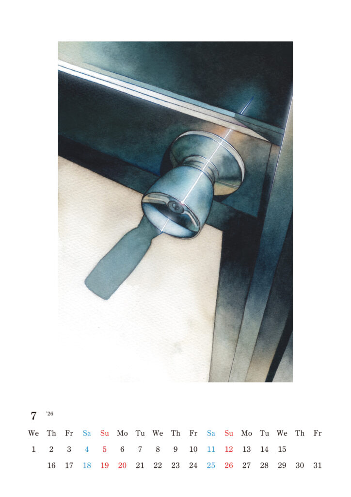 【daiki kosaka illustration CALENDAR 2026】オリジナルイラストレーションカレンダー #watercolor #透明水彩 #絵 #イラスト #illust #illustration #art #イラストレーター #水彩画 #painting #絵画 #アート #acrylic #リアルタッチ #ノスタルジック #個展 #展示 #exhibition #山口 #yamaguchi #カレンダー #artwork