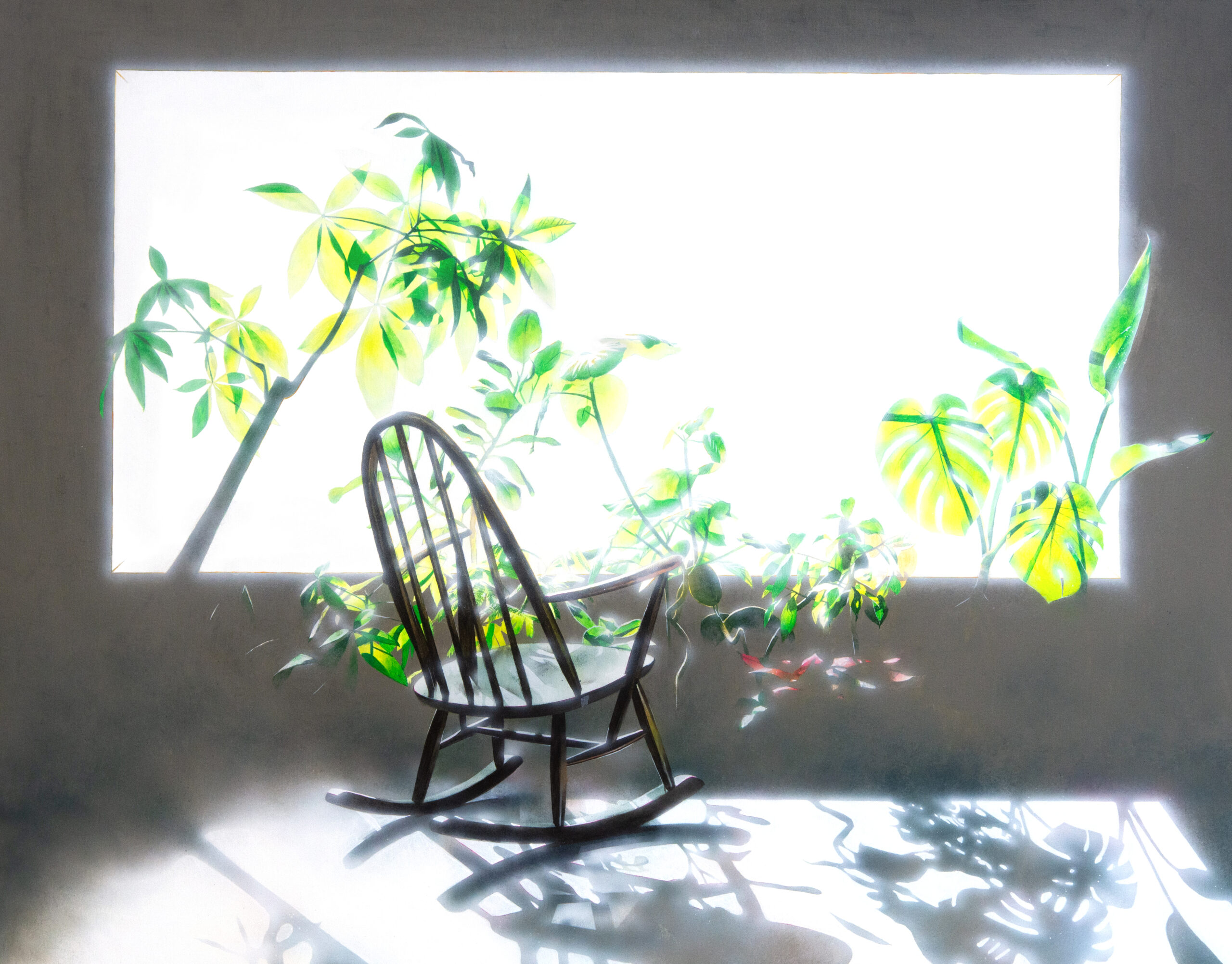 令和7年度山口市美術展覧会入選 作品『読書』F50号 / キャンバス・アクリル #絵 #イラスト #illust #illustration #art #イラストレーター #painting #絵画 #アート #acrylic #リアルタッチ #ノスタルジック #個展 #展示 #exhibition #山口 #yamaguchi #山口市美術展覧会 #展覧会