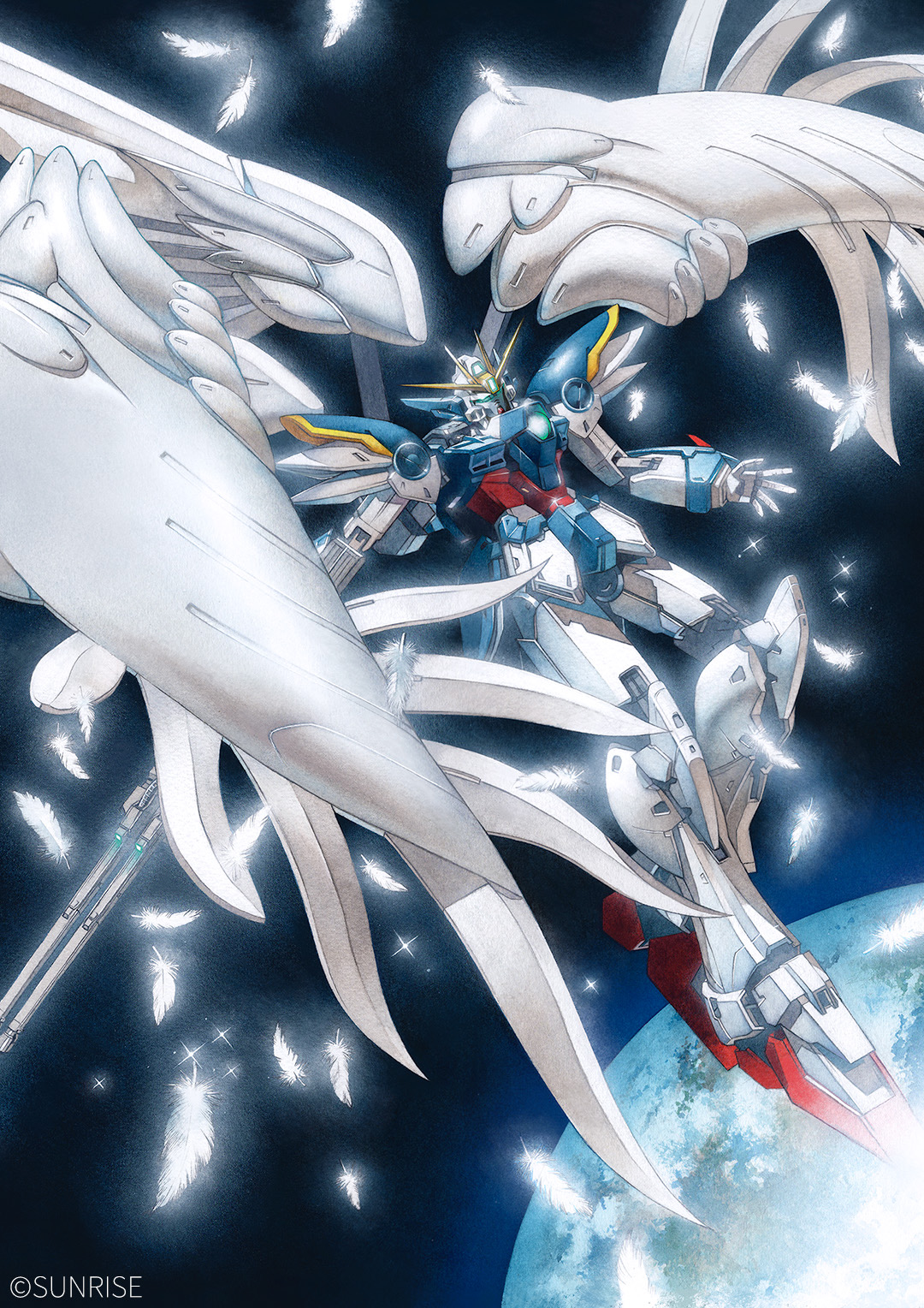 全世界ガンダム総選挙2025ウィングガンダムゼロEWイラスト担当 #watercolor #illustration #透明水彩 #イラストレーター #gundam #bandai #mecha #gundamstagram #sunrise #新機動戦記ガンダムw #新機動戦記ガンダムwendlesswaltz #winggundamzero #winggundamzeroew #gundamw #gundamwing #ガンダム