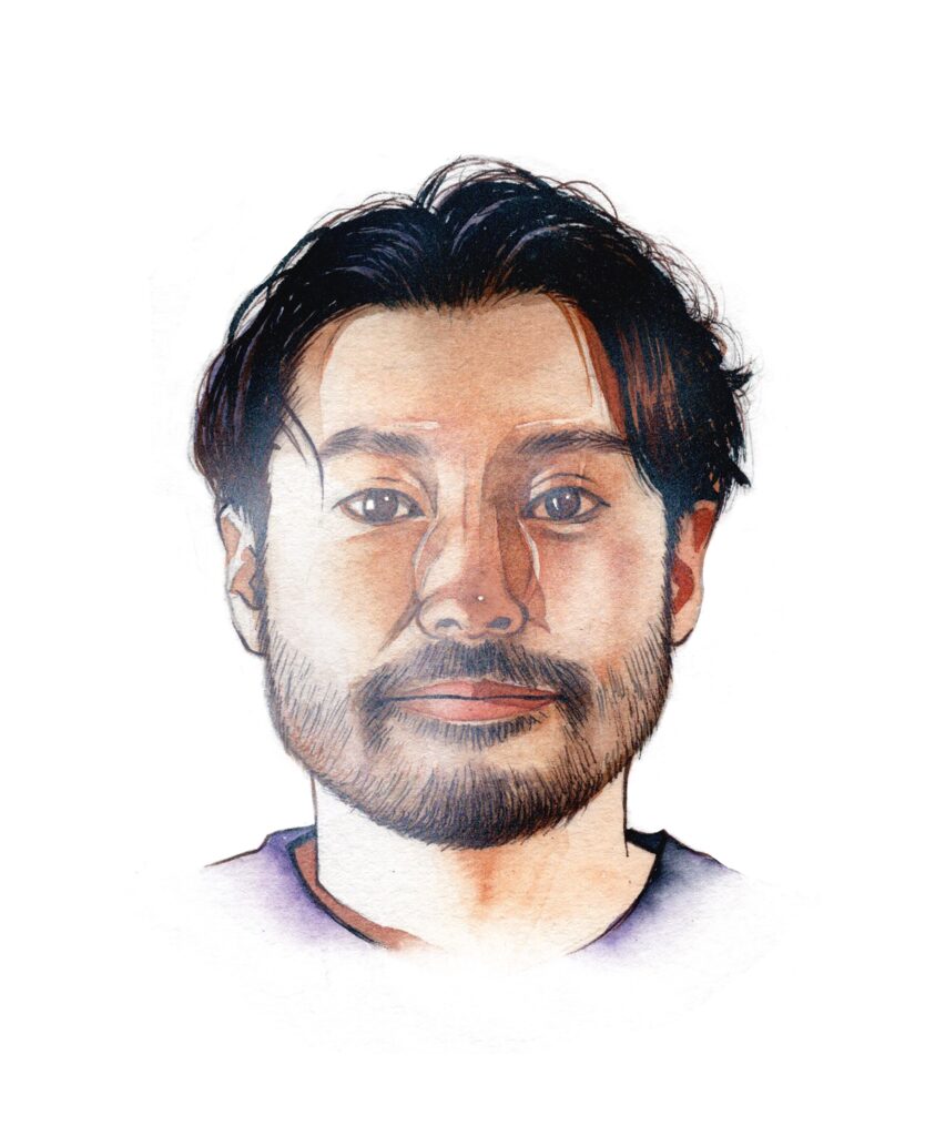 石川篤希 #絵 #イラスト #illust #illustration #art #watercolor #水彩イラスト #透明水彩 #カットイラスト #雑誌 #イラストカット #painting #イラストレーター #人物イラスト #リアルタッチ #酒場 #食べ物イラスト #酒 #food #bar #brutus